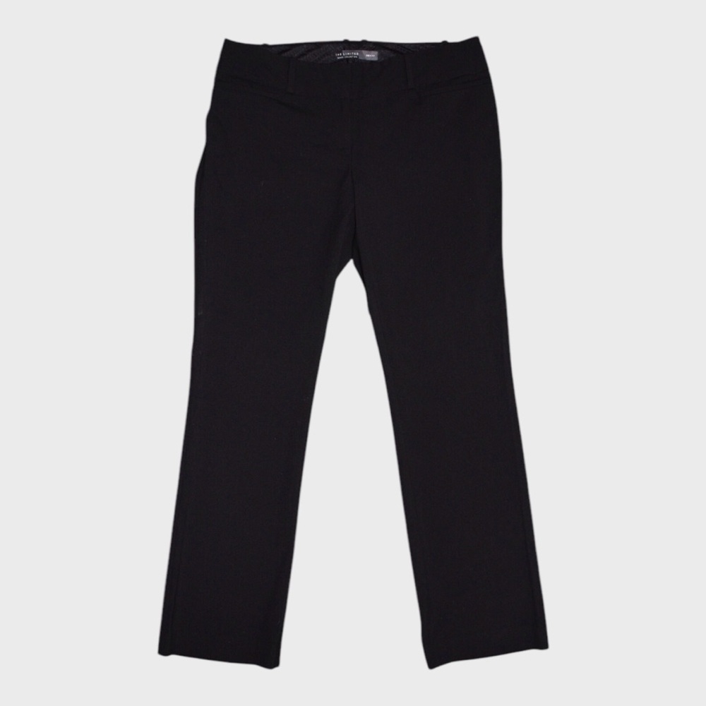 The Limited Drew Fit Black Trouser Pants